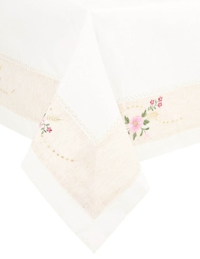 Mantel cuadrado de poliéster Home Elegance Helen