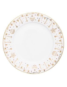 Vajilla cerrada N Narrative christmas lights navidad de porcelana para 4 personas