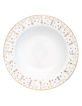 Vajilla cerrada N Narrative christmas lights navidad de porcelana para 4 personas