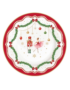 Vajilla N Narrative lifestyle navidad de porcelana para 4 personas