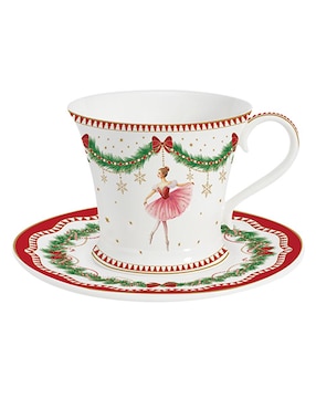 Vajilla N Narrative lifestyle navidad de porcelana para 4 personas