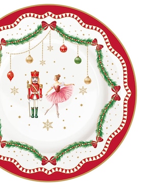 Vajilla N Narrative lifestyle navidad de porcelana para 4 personas