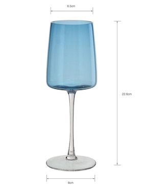 Copa para vino N Narrative Bleusoir de vidrio