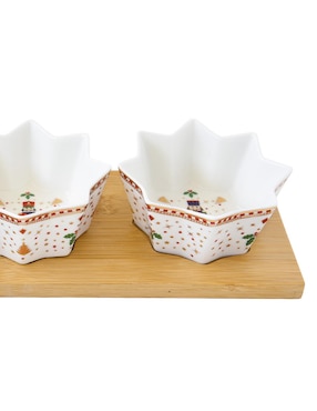 Set botanero navideño N Narrative Classic Nutcracker de Porcelana