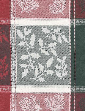 Mantel individual navideño rectangular de algodón N Narrative