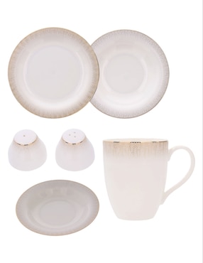 Vajilla Köstlich carlota de porcelana para 6 personas