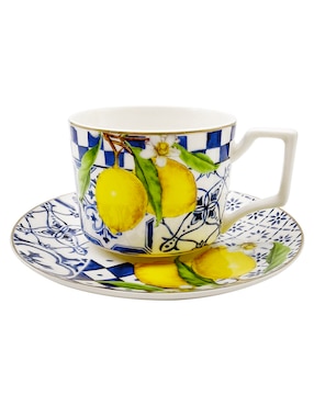 Vajilla cerrada N Narrative Veranéa de porcelana para 4 personas