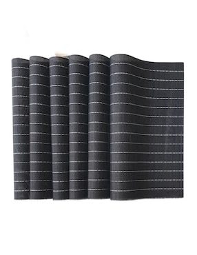 Set mantel individual rectangular de poliéster Genérica