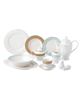 Vajilla cerrada Köstlich Jolie de porcelana para 12 personas