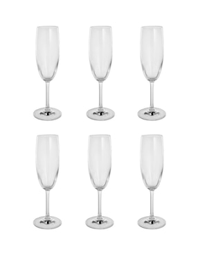 Set de copas para champán Rona Gala 17 de vidrio