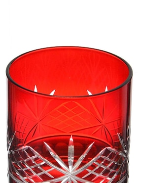 Vaso old fashion N Narrative Escarlata de vidrio