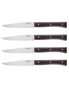 Set de cuchillos carniceros de madera de fresno 4 piezas