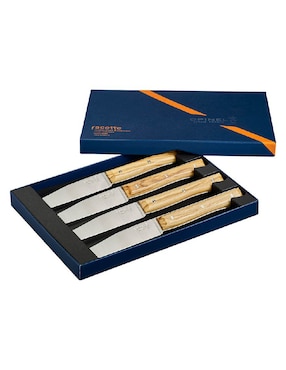 Set de cuchillos para carne Opinel facette 4 piezas
