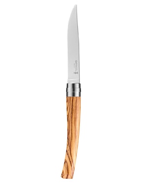 Set de cuchillos carniceros elegante de madera mixta 4 piezas