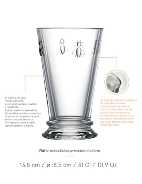 Vaso High Ball La Rochere de vidrio