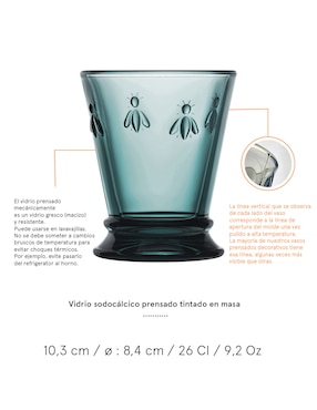 Vaso La Rochere Abeille de vidrio