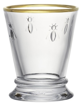 Set vasos La Rochere Abeille de vidrio con 4 piezas