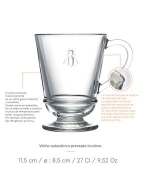 Taza cappuccino La Rochere Abeille