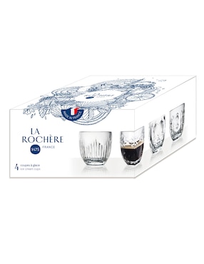 Set taza express La Rochere Troquet de vidrio