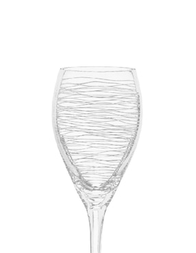 Copa para vino blanco Qualia Grafitti de vidrio