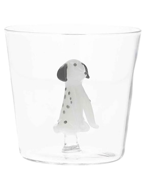 Set de vasos para agua Ichendorf milano dogs dalmata de borosilicato con 2 piezas