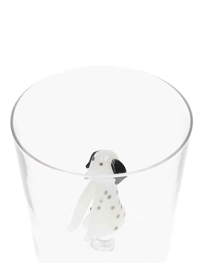 Set de vasos para agua Ichendorf milano dogs dalmata de borosilicato con 2 piezas