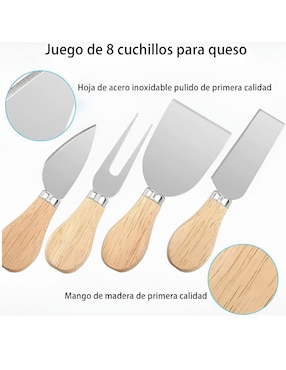 Set de cuchillos para quesos Xtellar xtllar1559 8 piezas