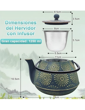 Tetera hervidora Xtellar de hierro