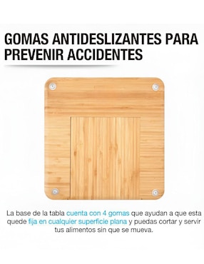 Set tabla para queso Xtellar Xtllar1029 de bambú