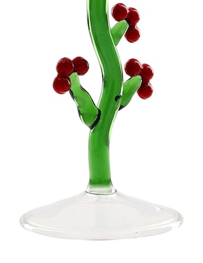 Copa vino de cactus Ichendorf Milano Navidad botánica