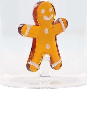 Vaso navideño para agua Ichendorf Milano Mr Gingerbread Ct