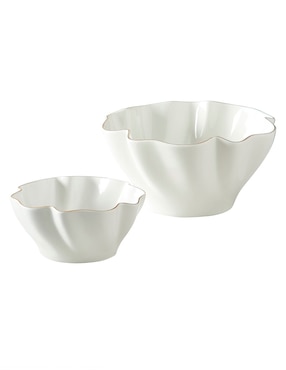 Set bowl N Narrative Ondas Oasis 2 piezas de porcelana