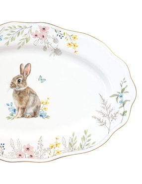 Platón N Narrative Flowery Easter de porcelana