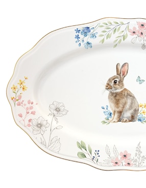 Platón N Narrative Flowery Easter de porcelana