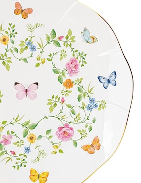 Vajilla cerrada N Narrative Dancing Butterfly de porcelana para 4 personas