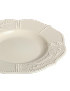 Plato ensalada N Narrative Beellflower de porcelana