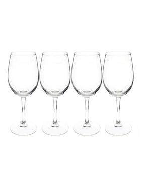 Set de copas para vino tinto Luminarc So Wine de vidrio 4 piezas