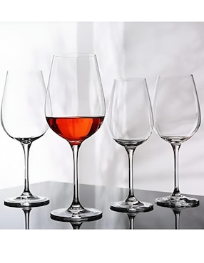 Set de copas para vino Xtellar xtllar3989 de cristal 6 piezas