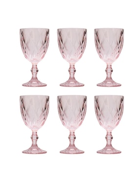 Set de copas universal Xtellar xtllar3990 de cristal 6 piezas