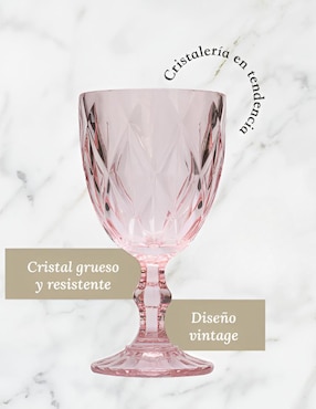 Set de copas universal Xtellar xtllar3990 de cristal 6 piezas