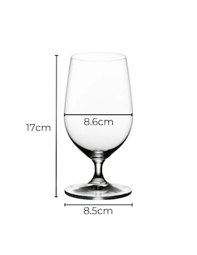 Set de copas para cerveza Riedel Ouverture de cristal 2 piezas