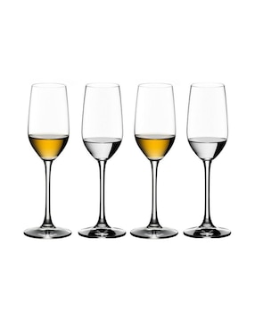 Set de copas para tequila Riedel de cristal 4 piezas