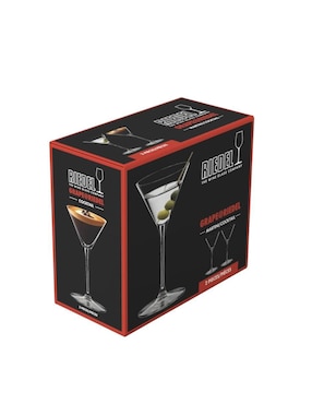 Set de copas para martini Riedel Grape de cristal 2 piezas