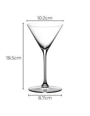 Set de copas para martini Riedel Grape de cristal 2 piezas