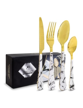 Set cubiertos Andromeda Inc de acero inoxidable 16 piezas