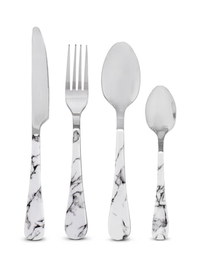 Set cubiertos Andromeda Inc de acero inoxidable 16 piezas