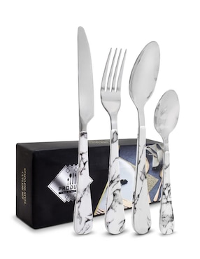 Set cubiertos Andromeda Inc de acero inoxidable 16 piezas