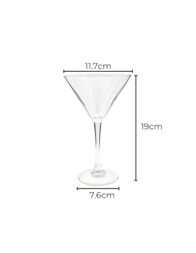 Set de copas para Martini Luminarc de vidrio 6 piezas