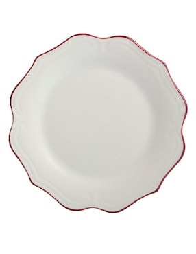 Plato postre N Narrative England de porcelana