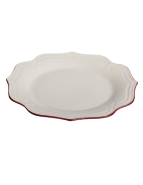 Plato trinche N Narrative England de porcelana